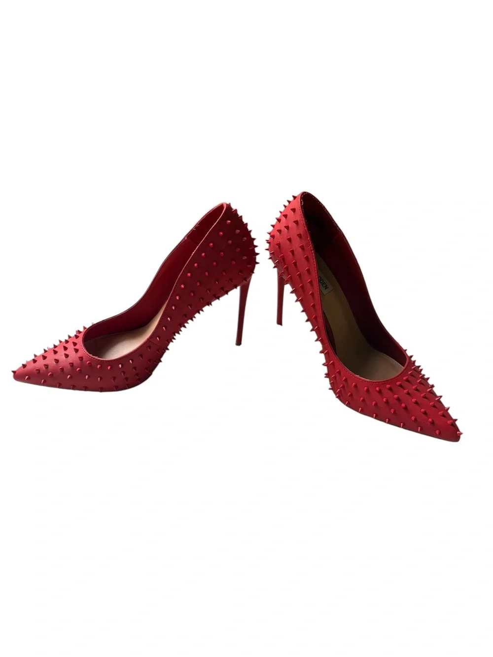 Steve Madden Red Rockstud Pumps - 9.5